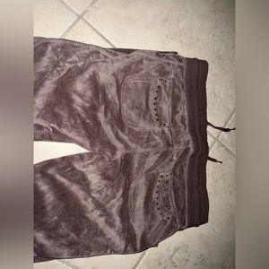 BCBG Y2K VELOUR PANTS